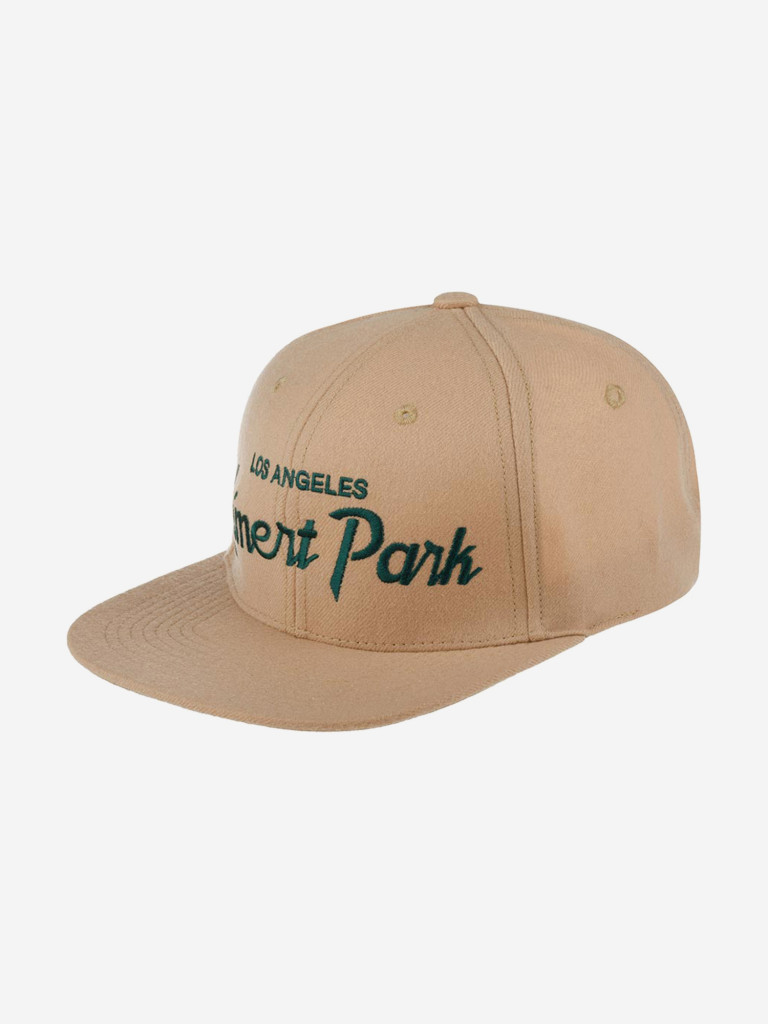 Бейсболка с прямым козырьком HOOD 100-MWL001-CA046-CL Leimert Park, CA (бежевый)