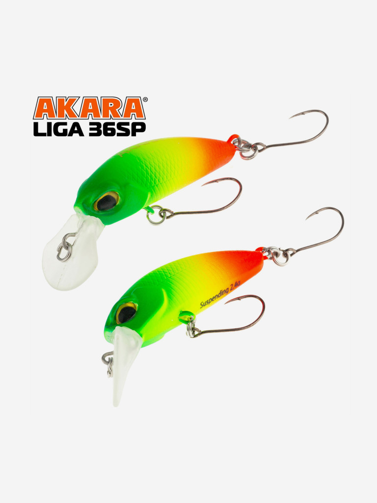 Воблер Akara Liga 36SP минноу суспендер на форель 2,4гр A113