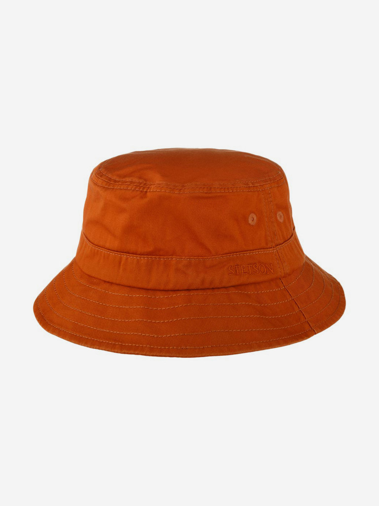 Панама STETSON 1811110 BUCKET COTTON TWILL (оранжевый)