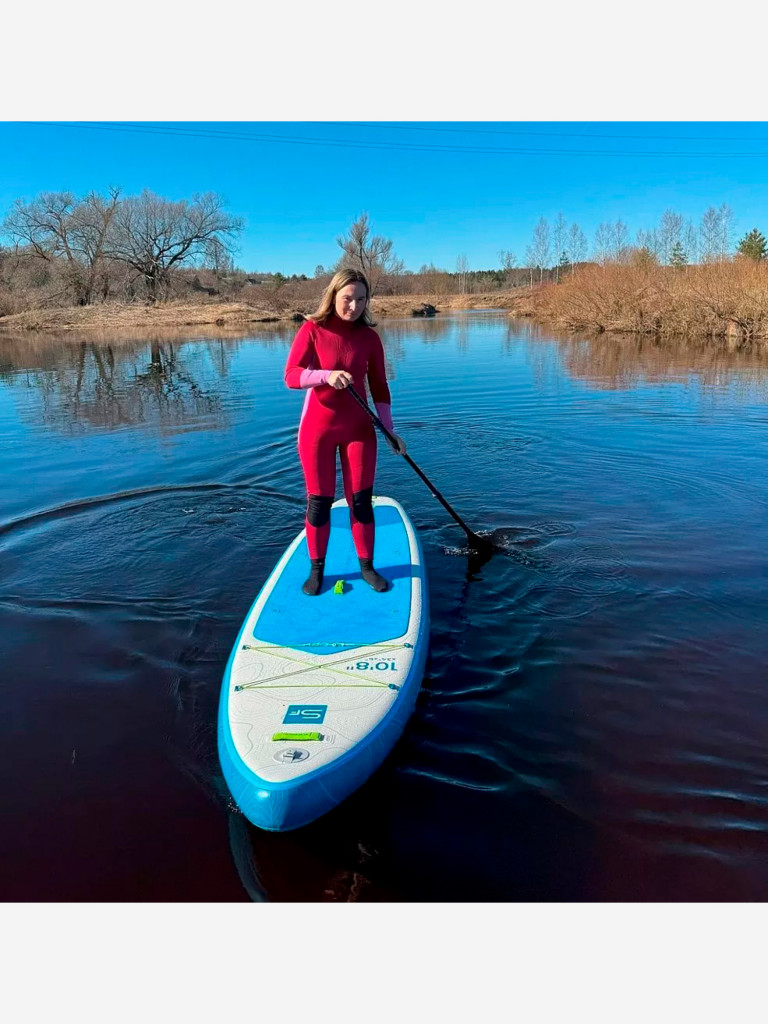 Сапборд надувной двухслойный SUP face Ride 10.8x34x6 rental 2025, 325x86x15 см, 10.9 кг