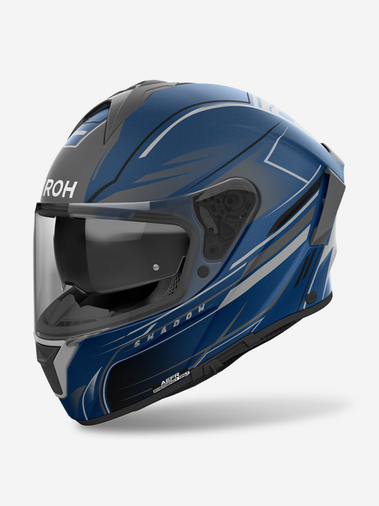 Мотошлем Интеграл Airoh SPARK 2 SHADOW Blue Matt