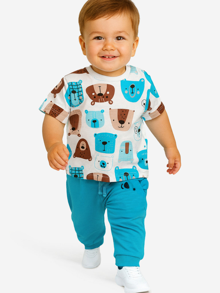 Комплект для мальчика: футболка, брюки PlayToday