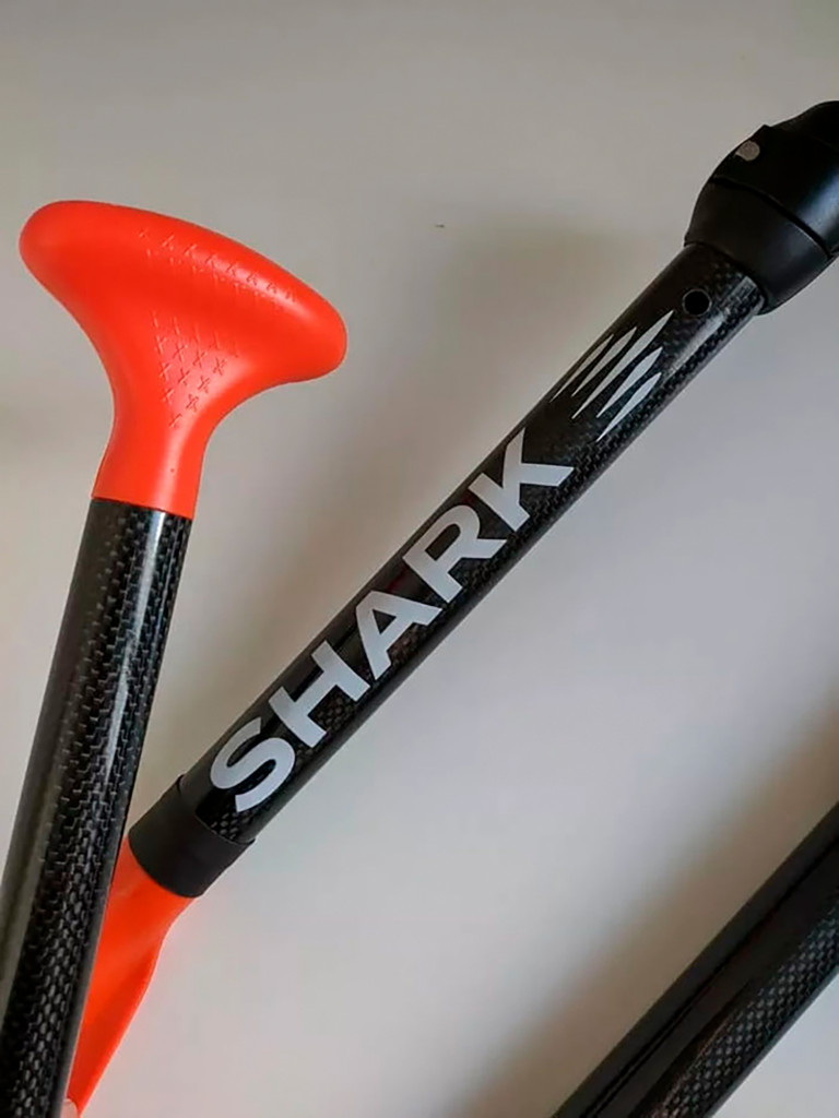 Весло для сапборда детское Shark, карбон-нейлон, 130-160 см