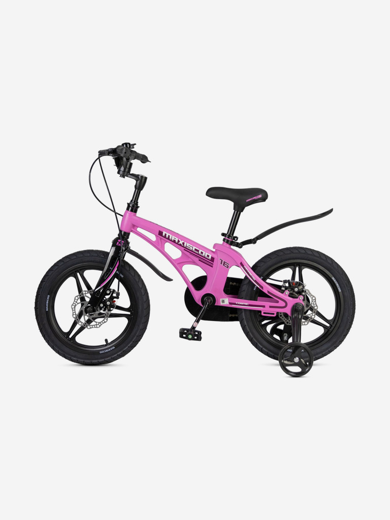 Велосипед детский Maxiscoo COSMIC Deluxe 16'', розовый матовый, 2025