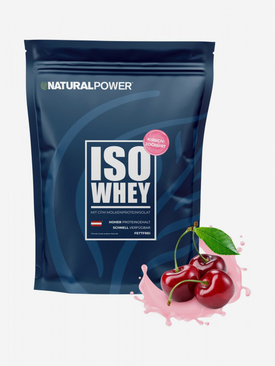 Изолят протеина Natural power 500 гр Вишневый йогурт, Австрия