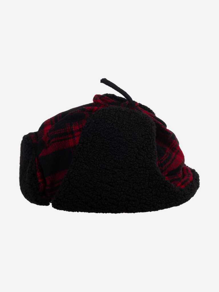 Шапка-ушанка STETSON 9290305 BOMBER CAP SHADOW PLAID (красный)