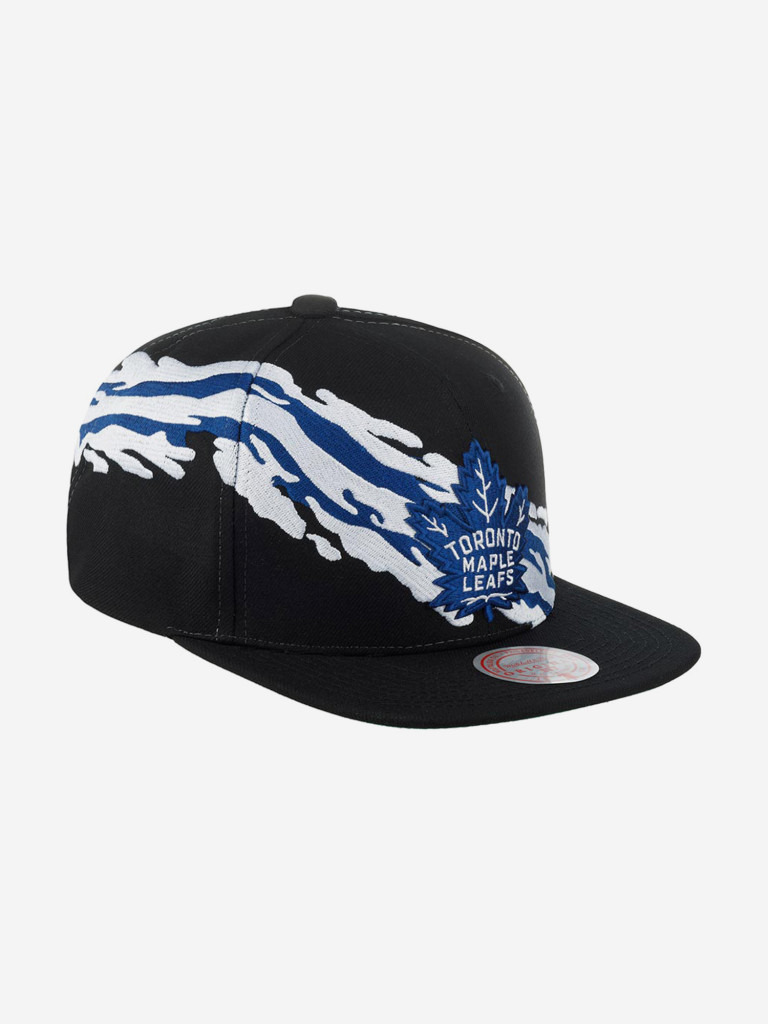 Бейсболка с прямым козырьком MITCHELL NESS 6HSSSH22087-TMLBLCK Toronto Maple Leafs NHL (черный)