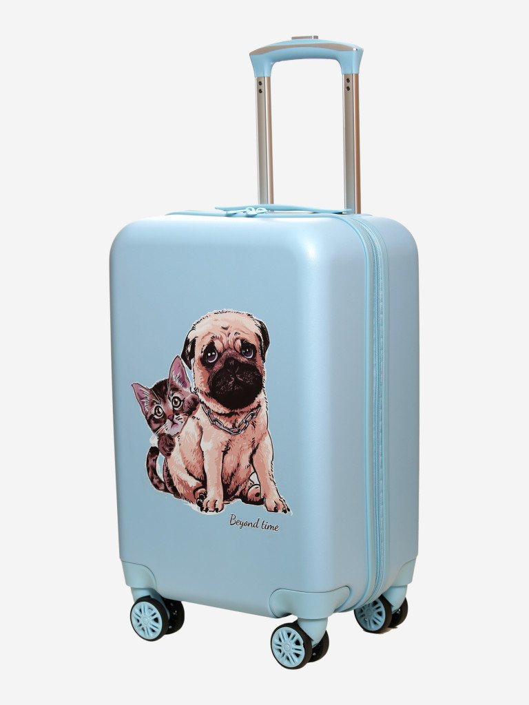 Чемодан детский BEYOND TIME G224 Лучшие друзья голубой