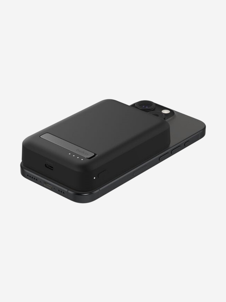 Внешний аккумулятор Belkin BoostСharge Pro Magnetic Power Bank 10000mAh USB-C Qi2 15W с подставкой.