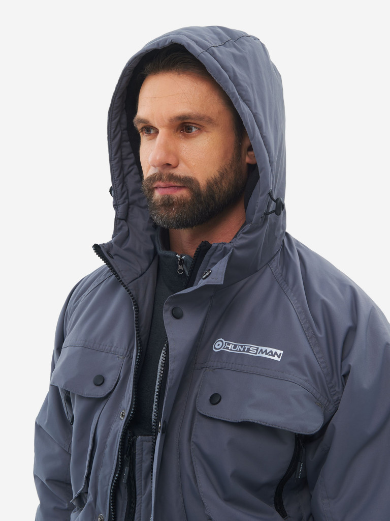 Костюм мужской демисезонный Huntsman Таймень ветровлагозащитный, ткань Breathable