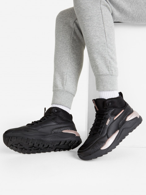 R⭐︎W】 Кроссовки женские PUMA X-Ray Speed Mid арт. 385869 черный