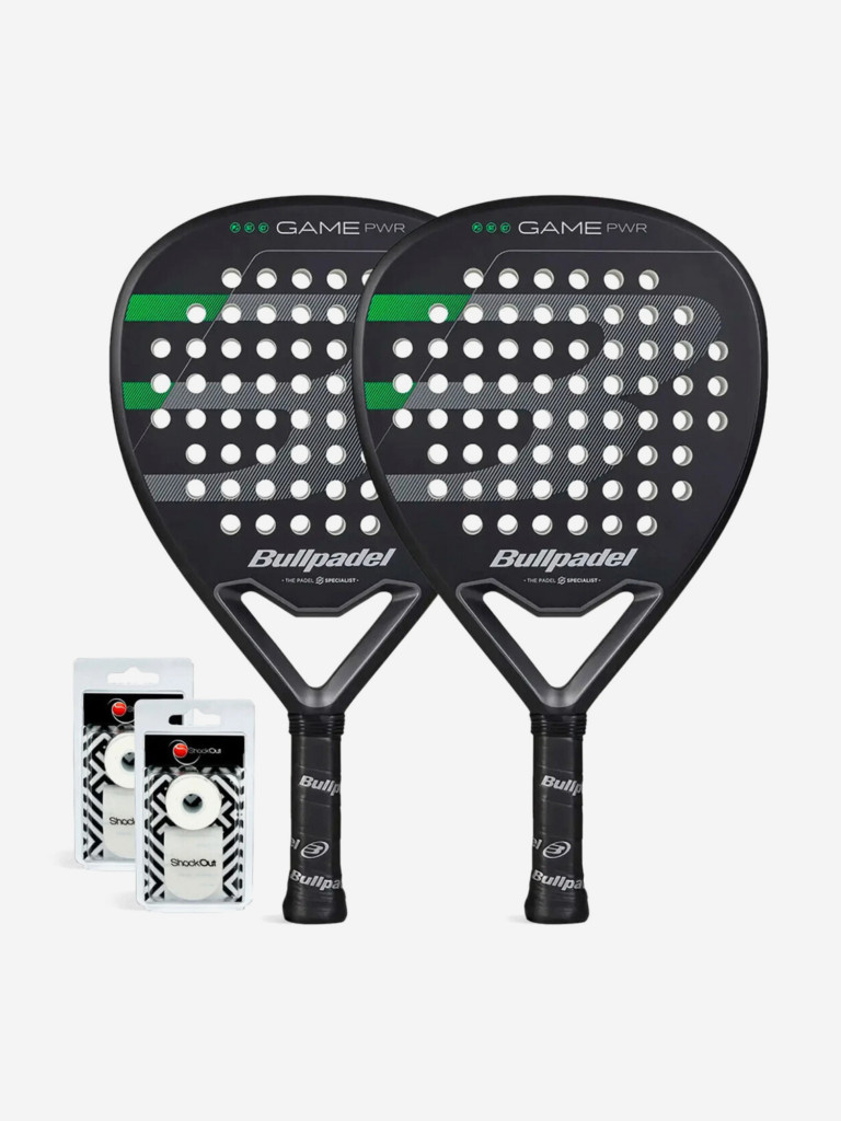 Набор из 2 ракеток для падела Bullpadel Game Power Black