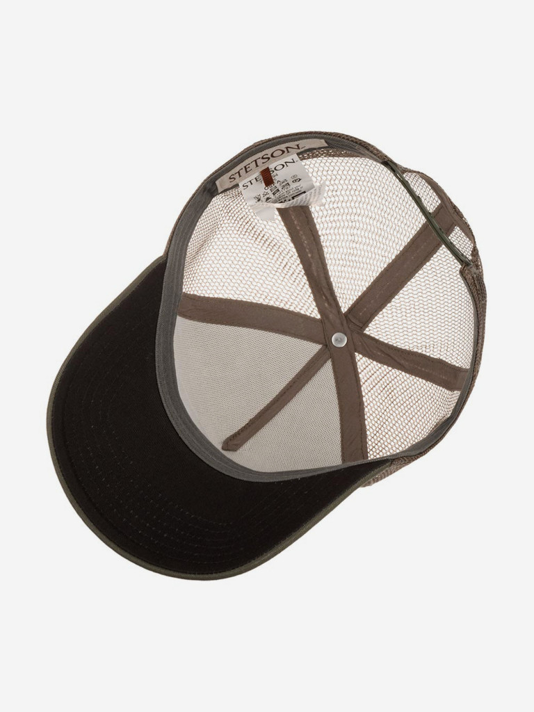 Бейсболка с сеточкой STETSON 7751194 TRUCKER CAP SUN (оливковый)