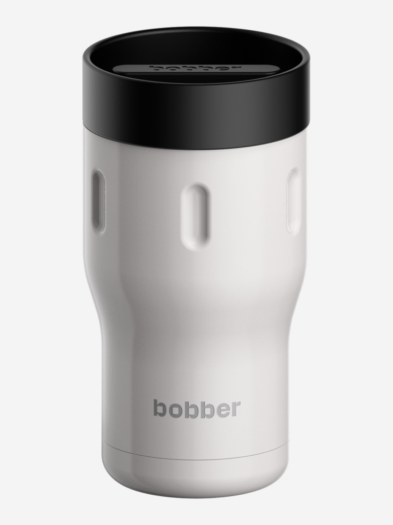Термокружка вакуумная BOBBER Tumbler 350 мл, крышка 360, тепло до 6 часов, серый