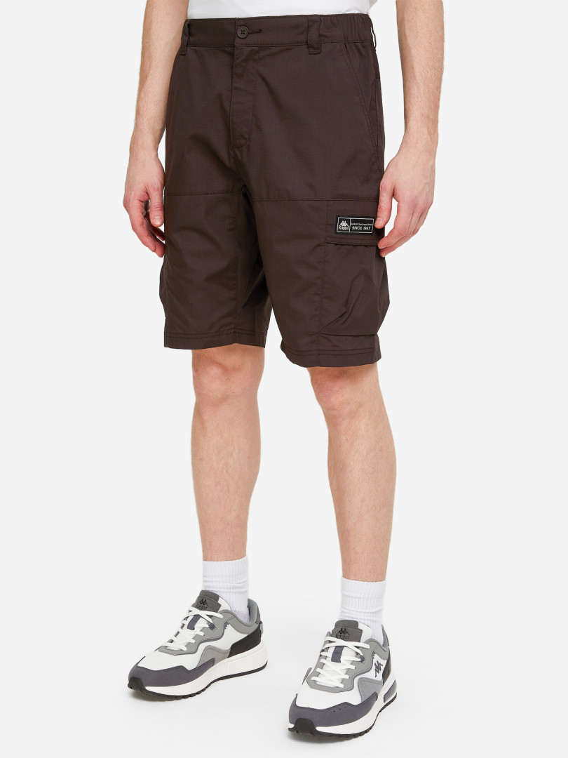 фото Шорты мужские kappa, коричневый