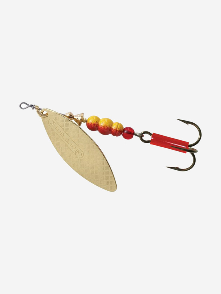 Блесна для рыбалки вертушка Mepps AGLIA LONG 3, Gold, комплект из 5 штук