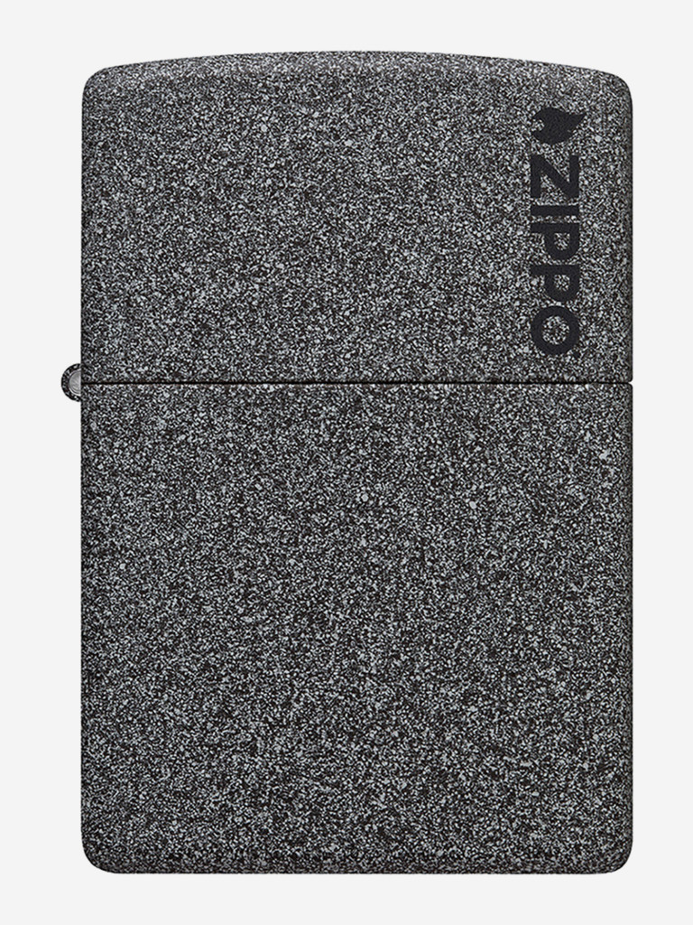Зажигалка бензиновая ветроустойчивая Zippo Logo Iron Stone