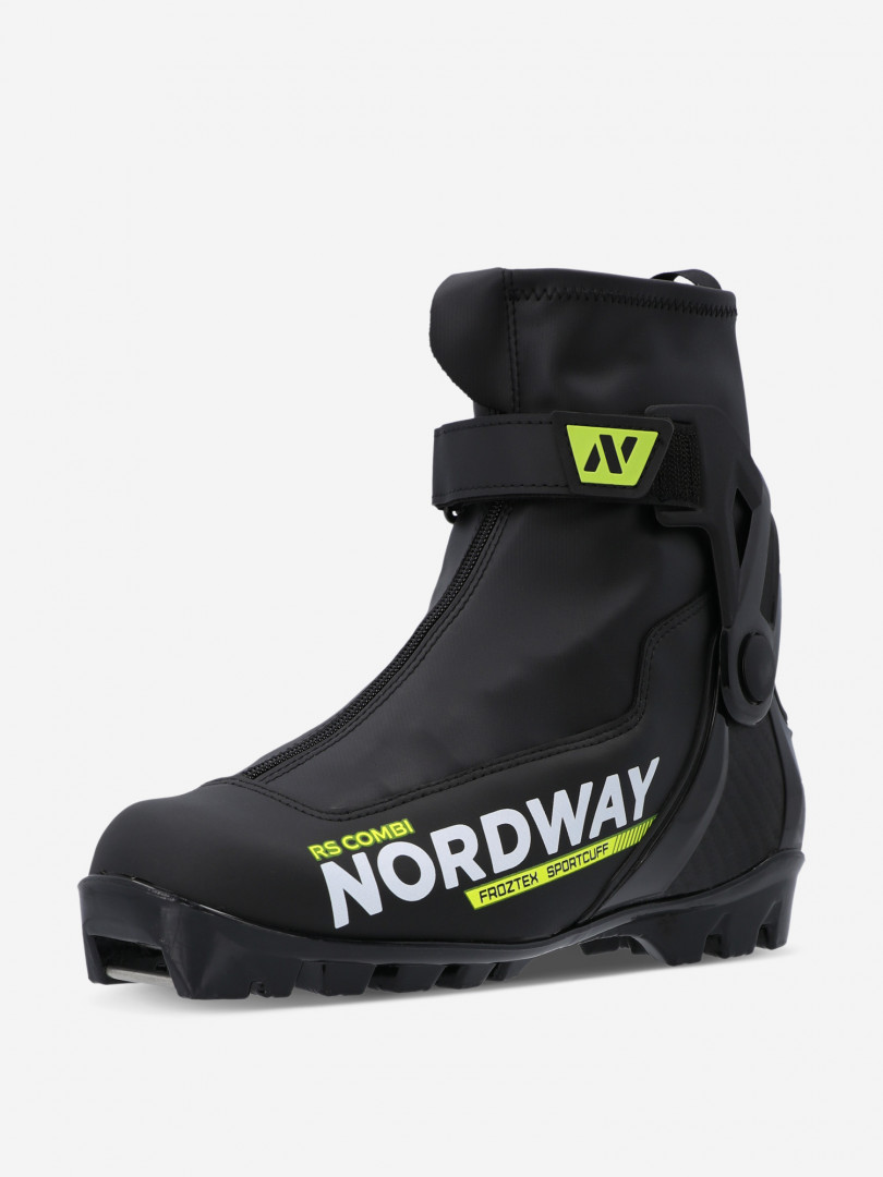 фото Ботинки для беговых лыж nordway rs combi nnn, черный