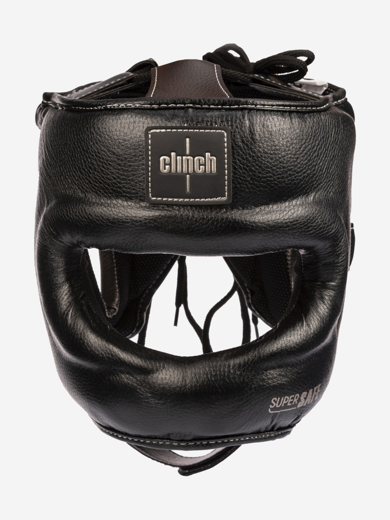 Шлем для единоборств с бампером Clinch Face Guard черно-бронзовый