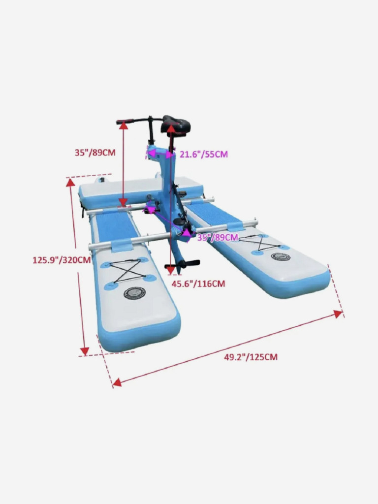 Надувной катамаран DAMA WATERBIKE, 320*120 см, сапборд