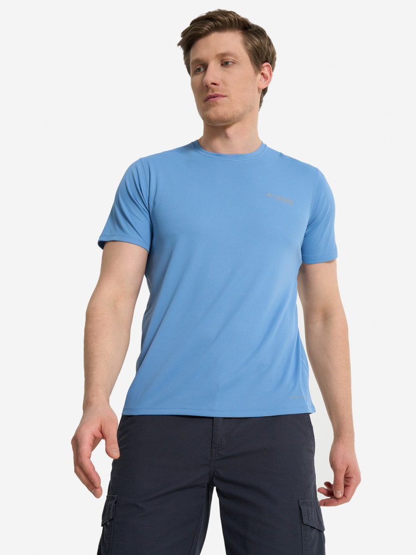 Футболка мужская Columbia Summit Valley SS Crew Синий 1599₽