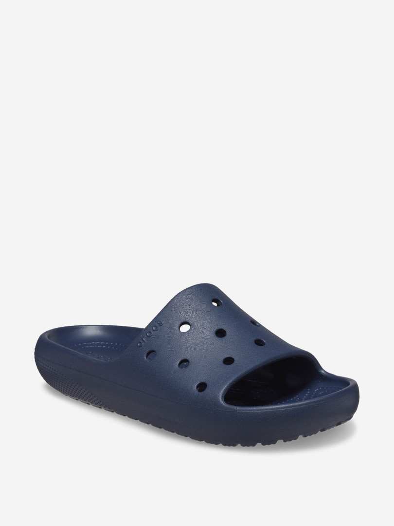 фото Шлепанцы crocs classic slide v2, синий