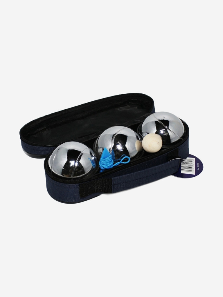 Петанк PLAMPY, 3 стальных шара,командная игра для компании