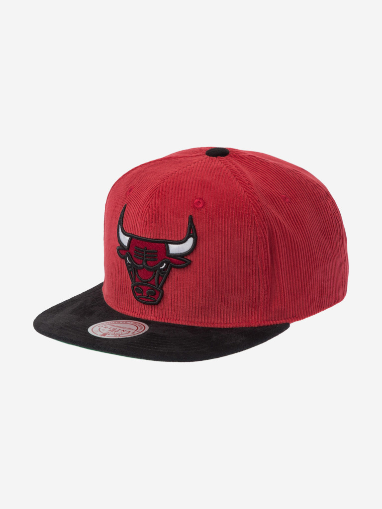 Бейсболка с прямым козырьком MITCHELL NESS HS10402-CBURED1 Chicago Bulls NBA (красный)