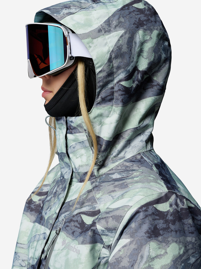 Куртка горнолыжная 3 в 1 женская Columbia Whirlibird V Printed Interchange Jacket