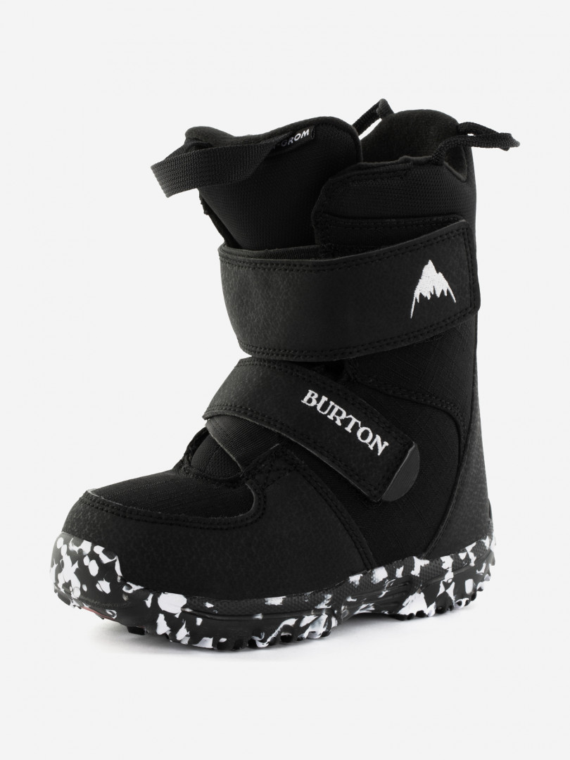 фото Сноубордические ботинки детские burton mini grom, черный