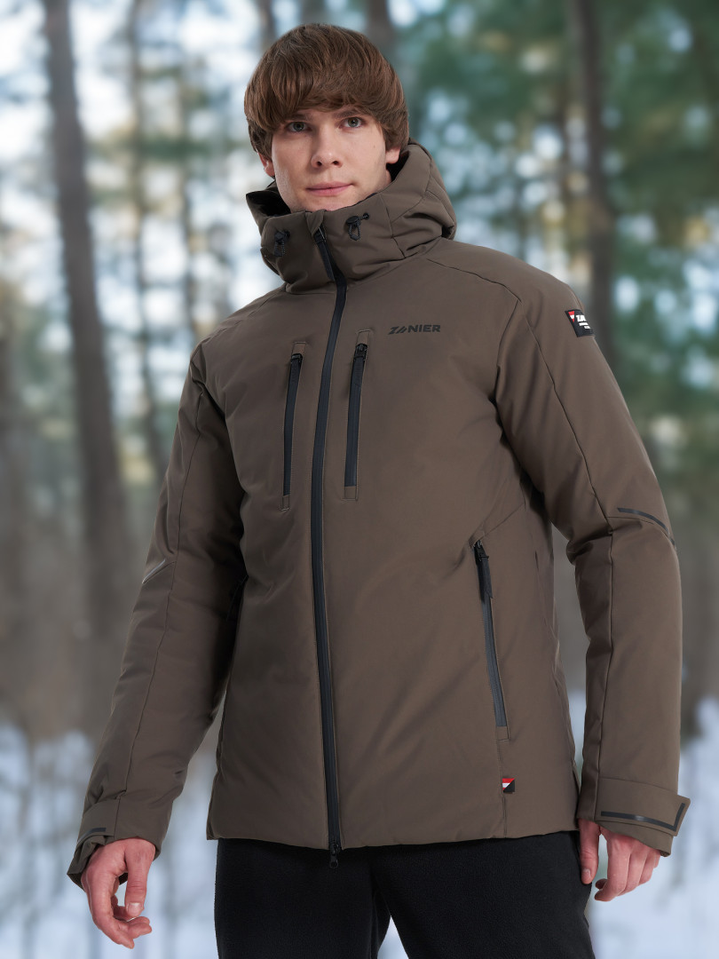 Пуховик мужской Zanier Коричневый 17999₽