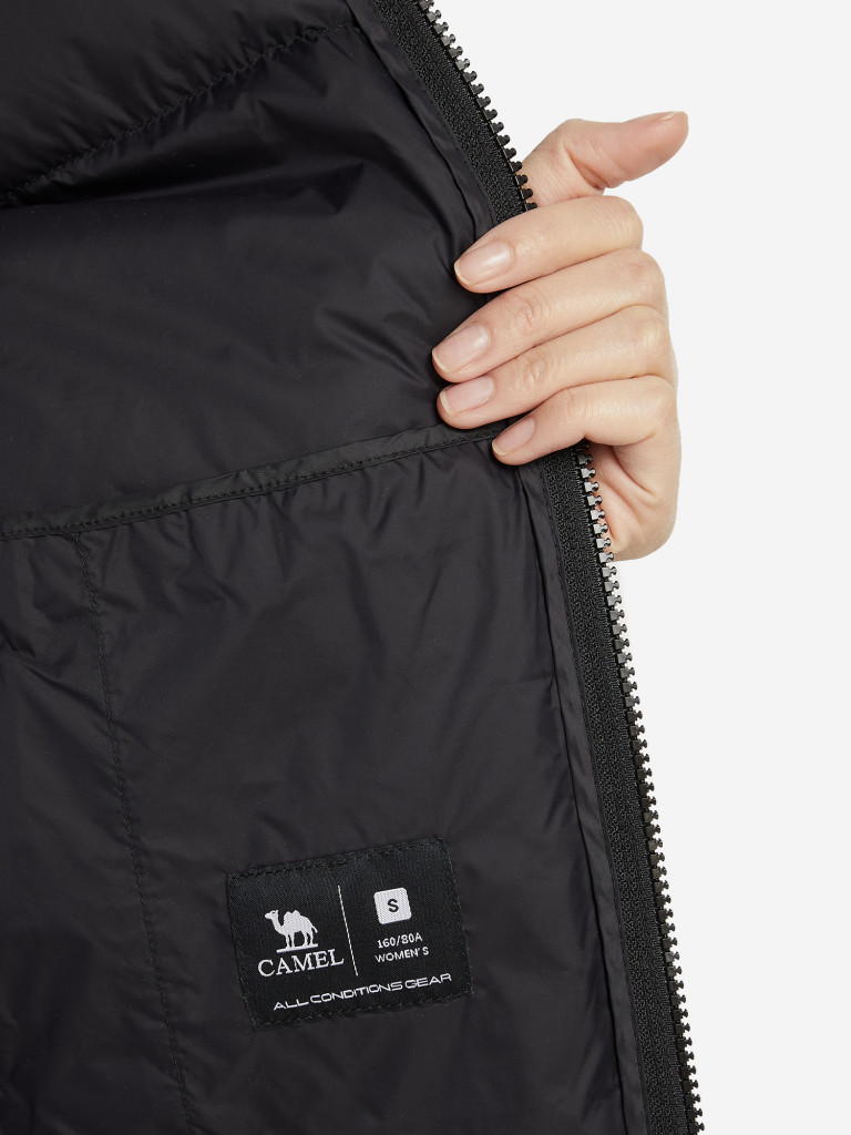 Пуховик женский Camel