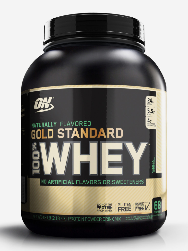 Протеин Naturally Flavored Optimum Nutrition Gold Standard Whey, 2180 г, Ваниль