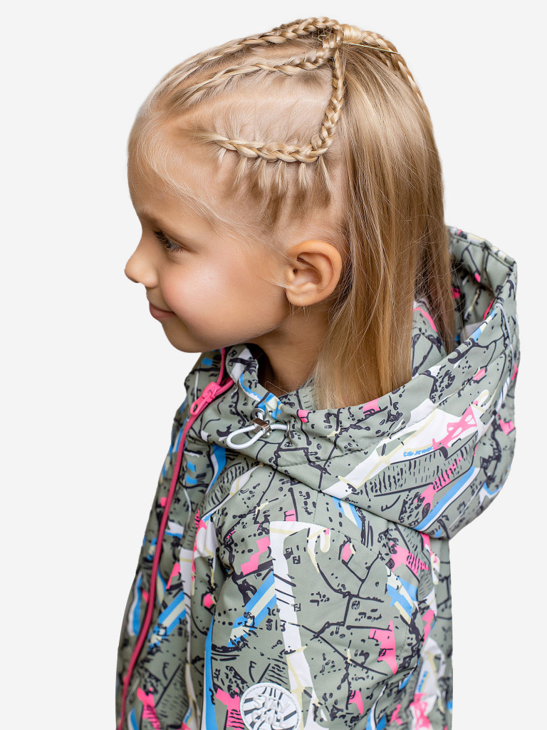 Куртка-парка для девочки batik Джесси мультиколор