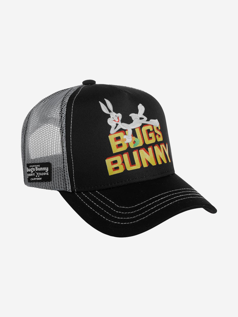 Бейсболка с сеточкой CAPSLAB CL/LOO5/1/BUN1 Looney Tunes Bugs Bunny (черный)