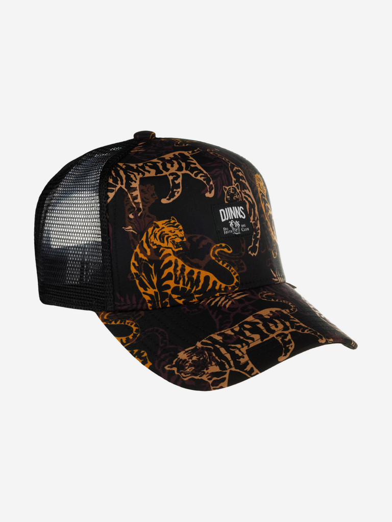 Бейсболка с сеточкой DJINNS HFT Aloha Tiger (черный)