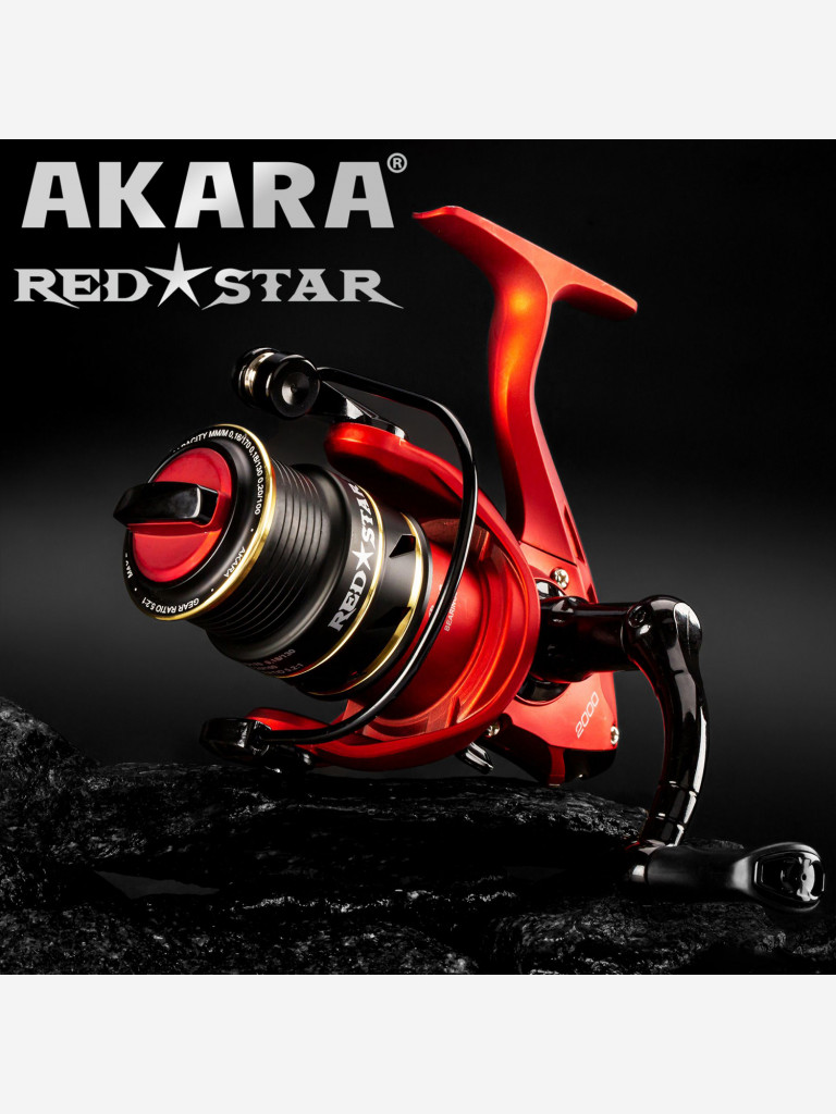 Катушка безынерционная Akara Red Star 1000 5+1bb