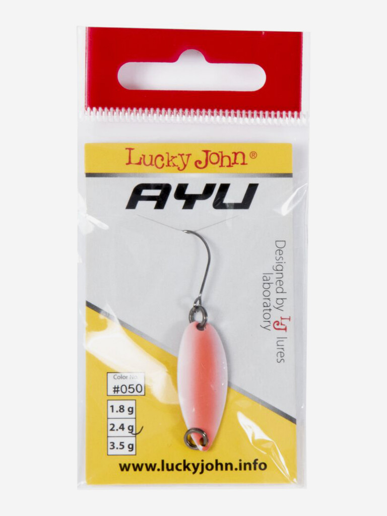 Блесна колеблющаяся Lucky John TR AYU, длина 29мм, вес 02.4г