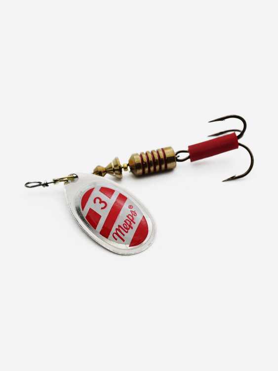Блесна Mepps AGLIA BLANC ROUGE AG №3 НТ+R