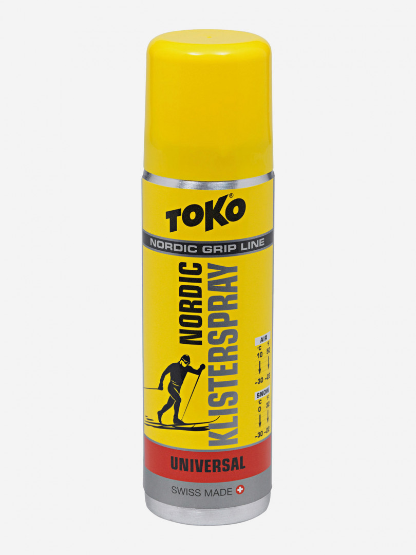 фото Мазь держания toko nordic klisterspray universal, 70 мл, желтый