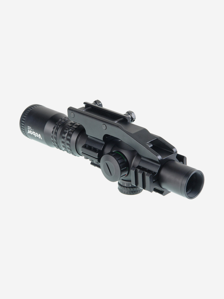 Прицел оптический Veber Black Russian 1-4х24 RG загонник