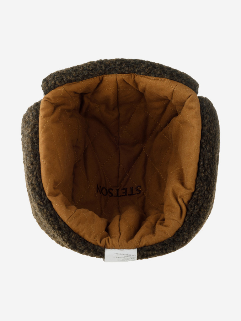 Шапка-ушанка STETSON 9290306 BOMBER CAP BEESWAX WR (оливковый)