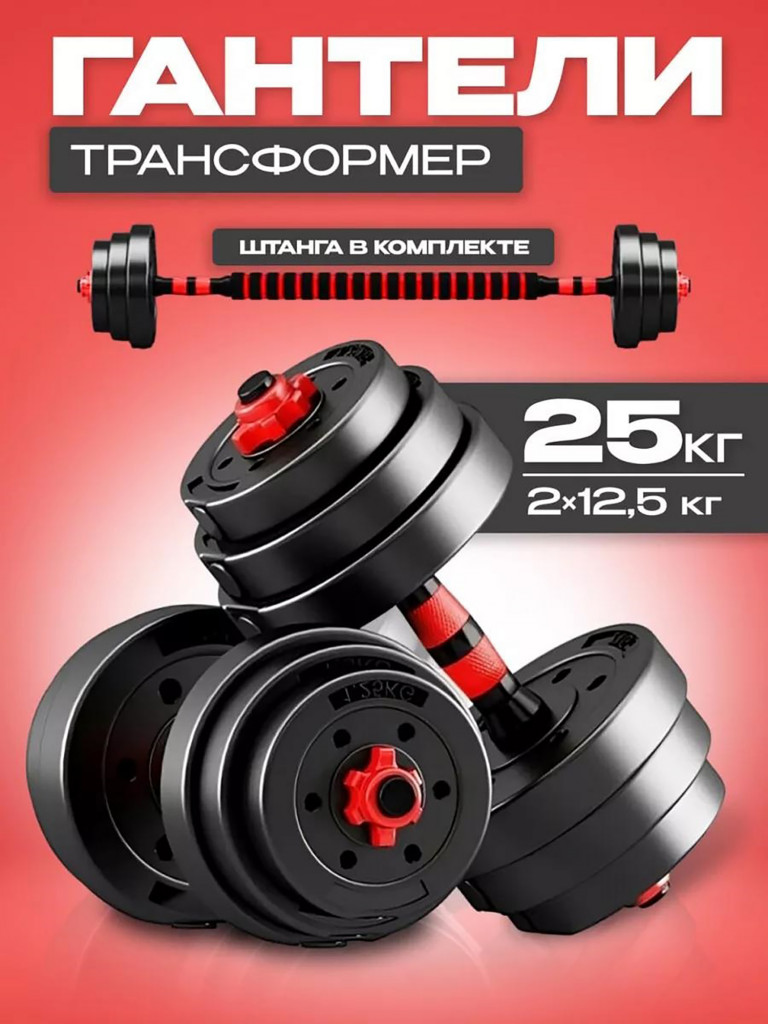 Гантели разборные Fitnesslive 25 кг