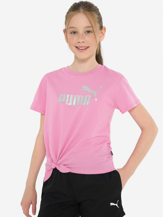 Футболка для девочек PUMA Essentials Logo Knotted