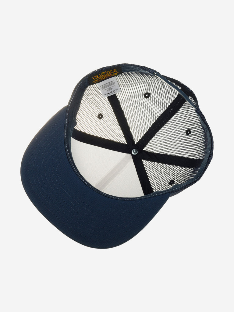 Бейсболка с прямым козырьком FLEXFIT 6005FW NO FOAM (синий)