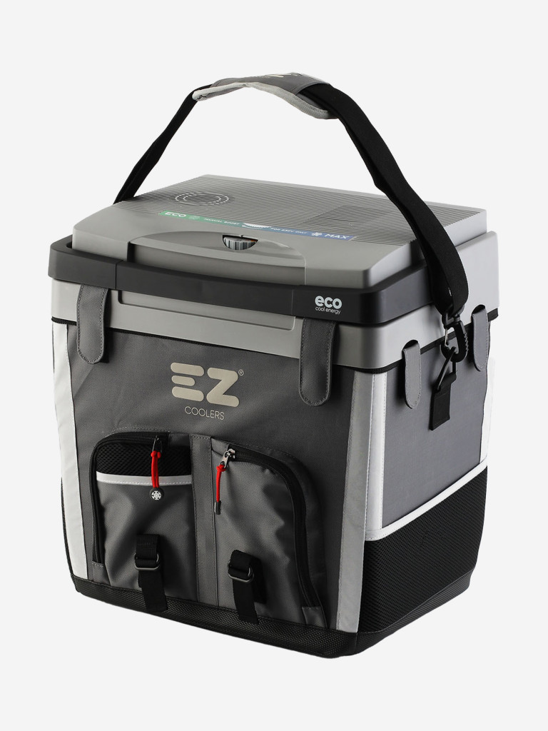 Термоэлектрический автохолодильник EZ COOLERS ESC 26М с двумя питаниями 12/220В, 24 л