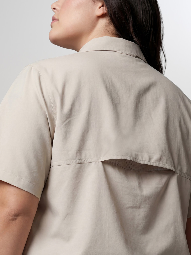 Рубашка с коротким рукавом женская Columbia Brea Falls Woven SS, Plus Size