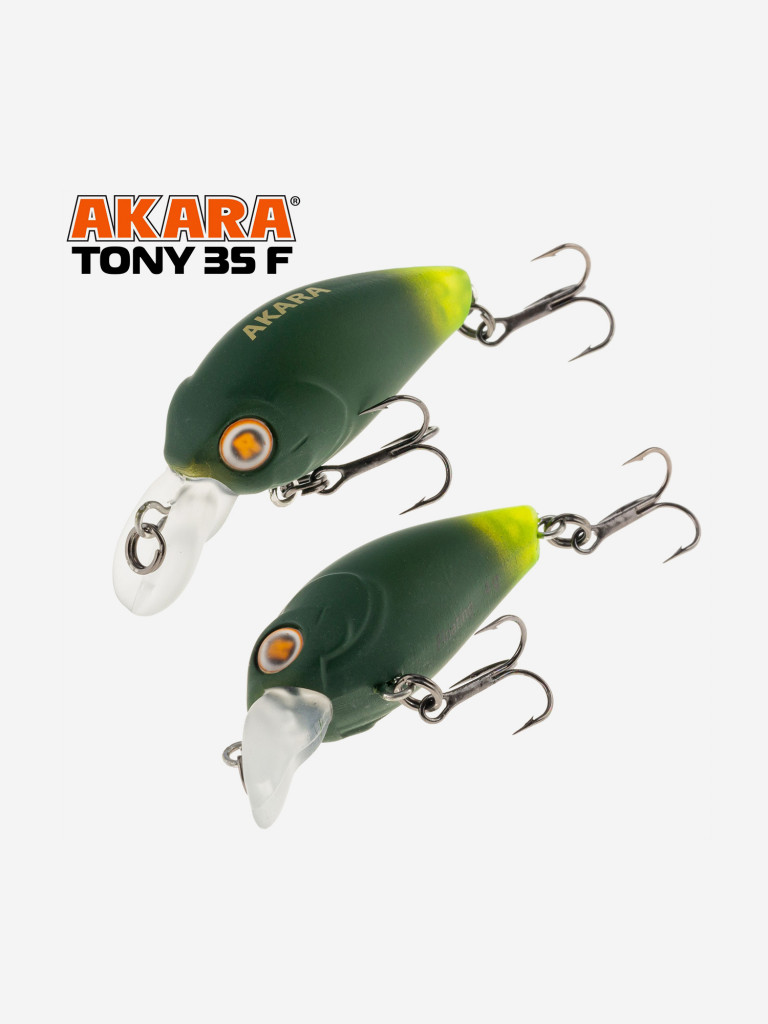 Воблер Akara Tony 35F кренк плавающий на голавля, язя, форель 4гр A228