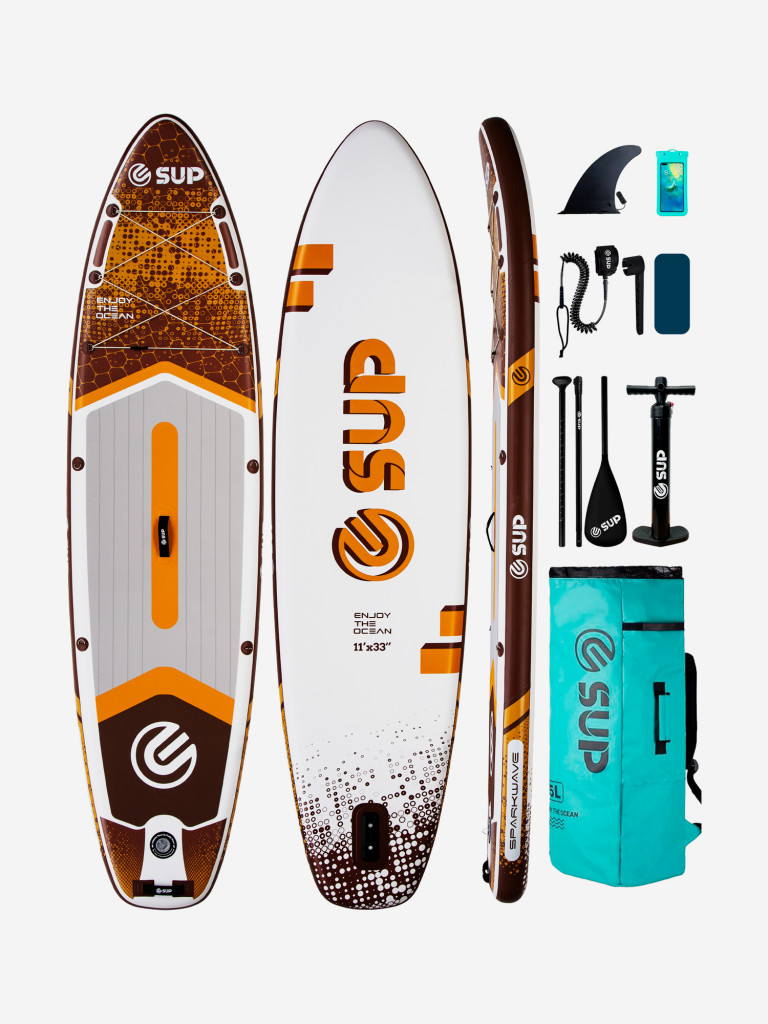Надувная SUP-доска E-SUP SPARKWAVE 03, 11' 335*83*15 см сапборд