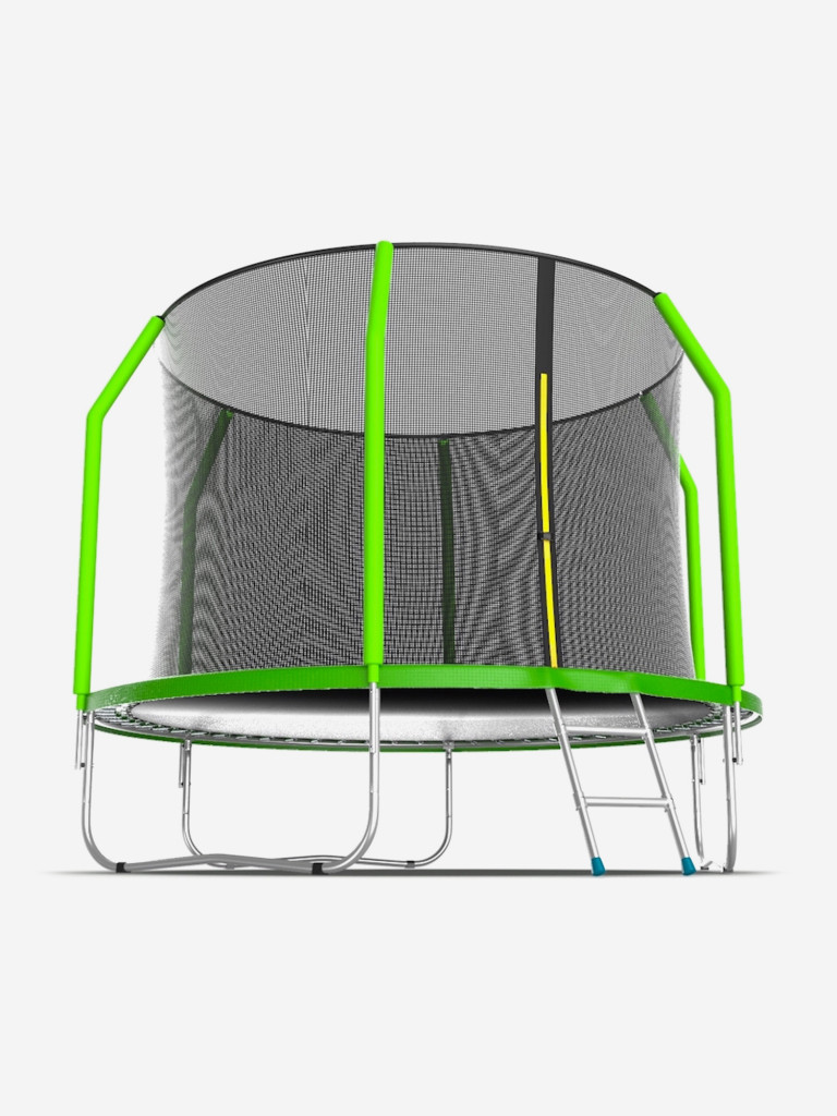 Батут каркасный EVO JUMP Cosmo 10ft зеленый, защитная сеть, диаметр 305 см